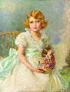 Philip Alexius de Laszlo Princess Elizabeth of York, currently Queen Elizabeth II of the United Kingdom, painted when she was seven years ol oil